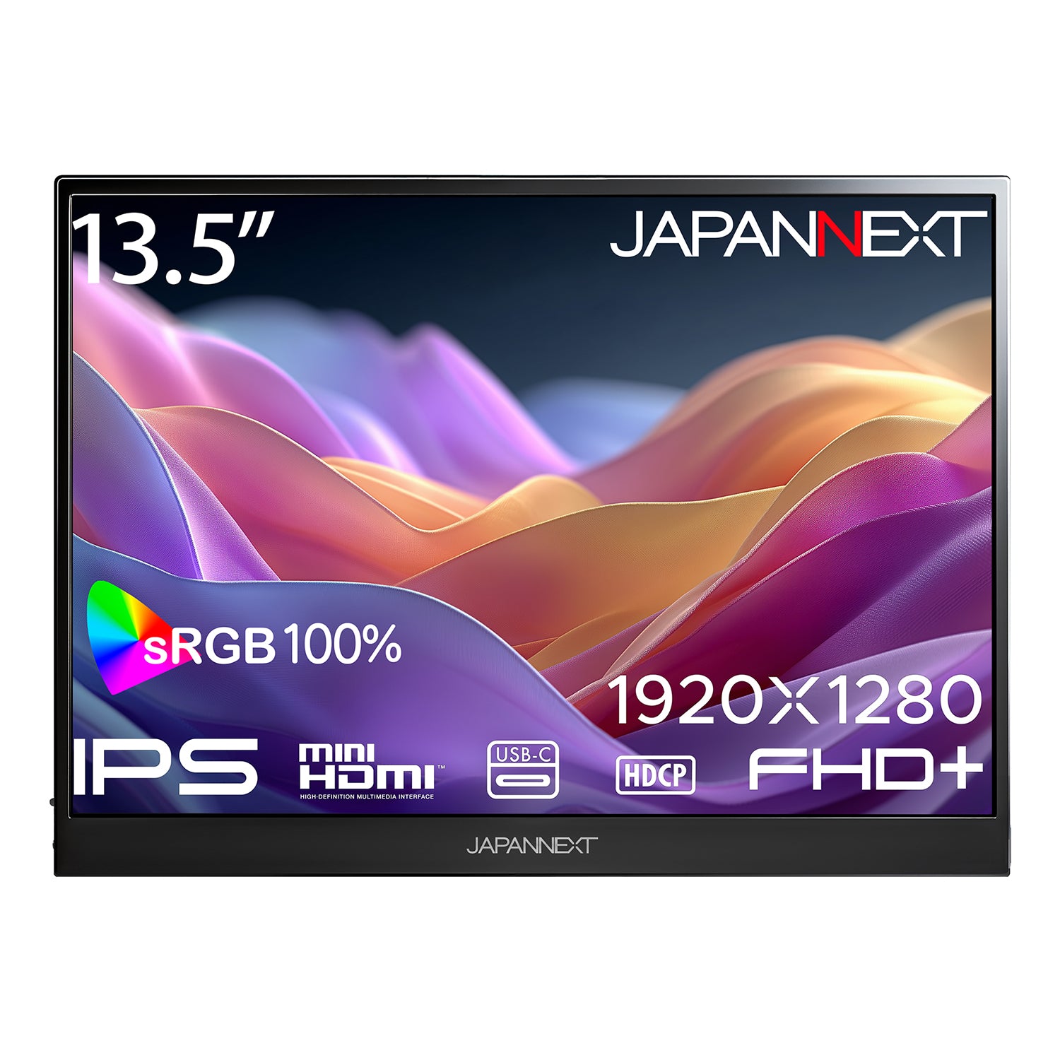JAPANNEXT 13.5インチ IPSパネル搭載 フルHD+(1920x1280)解像度