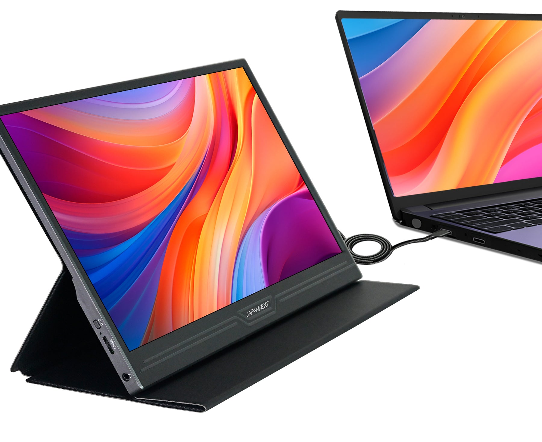JAPANNEXT 13.3インチ IPSパネル搭載 10点マルチタッチ対応 フルHD