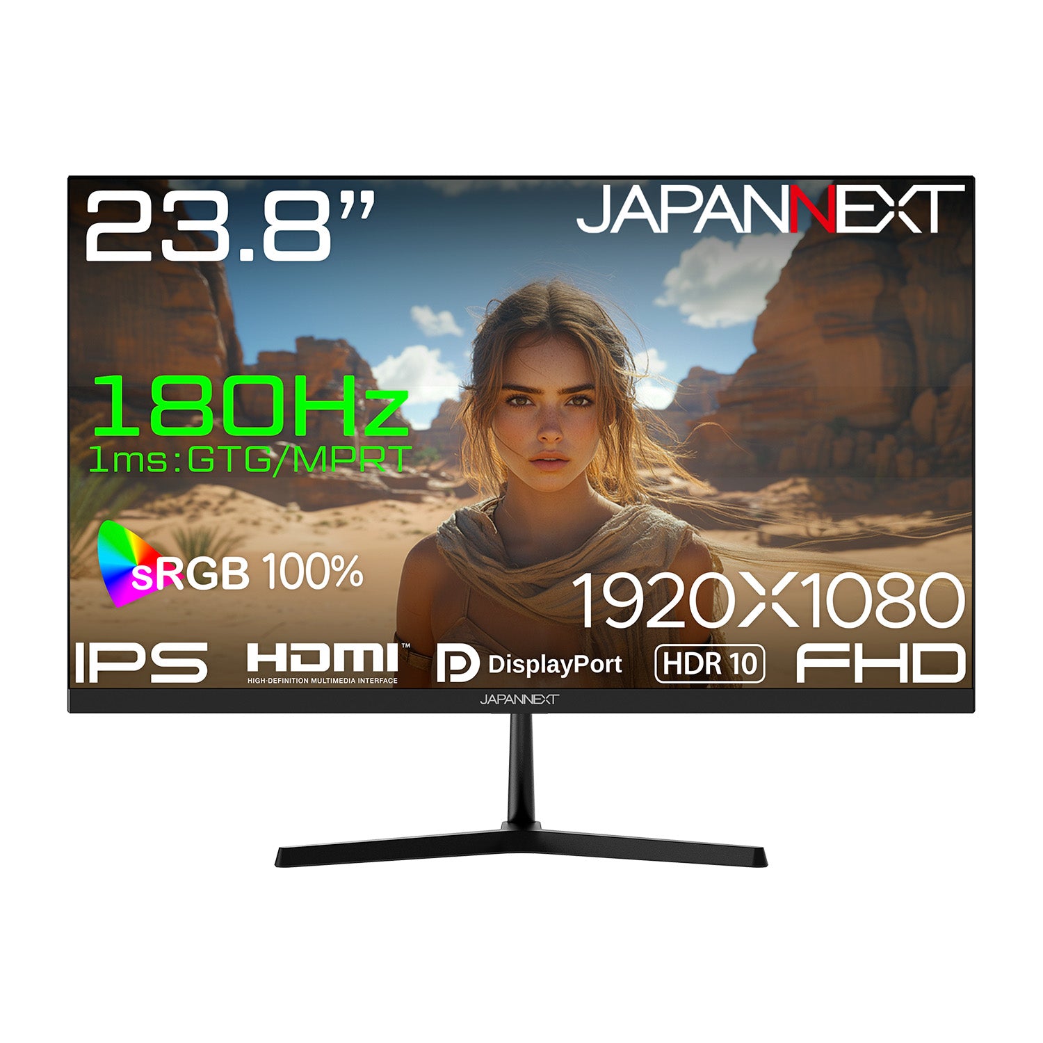 Amazon.co.jp限定】JAPANNEXT 23.8インチ IPSパネル搭載 180Hz対応