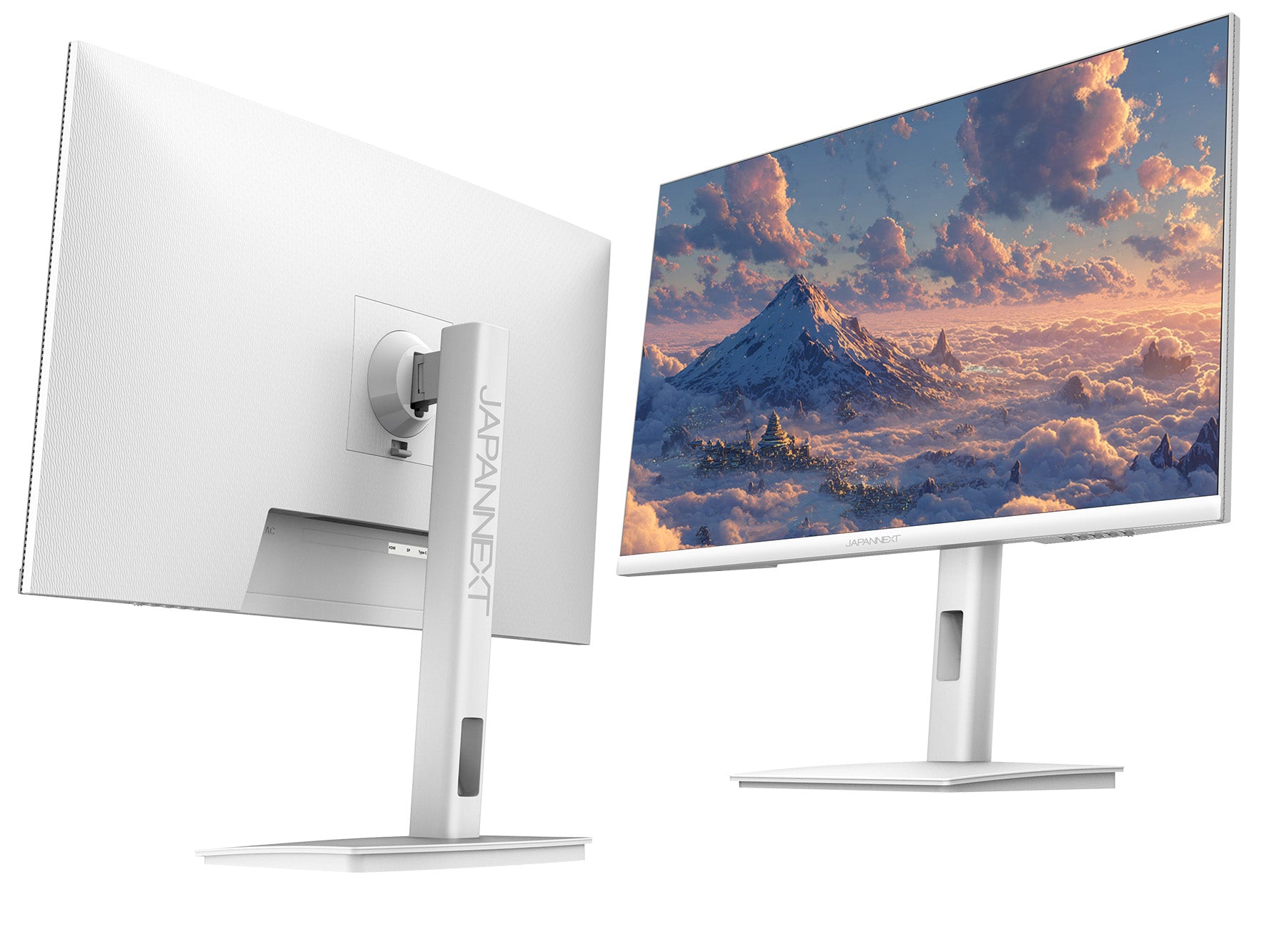 JAPANNEXT 23.8インチ IPSパネル搭載 4K(3840x2160)解像度 ホワイト