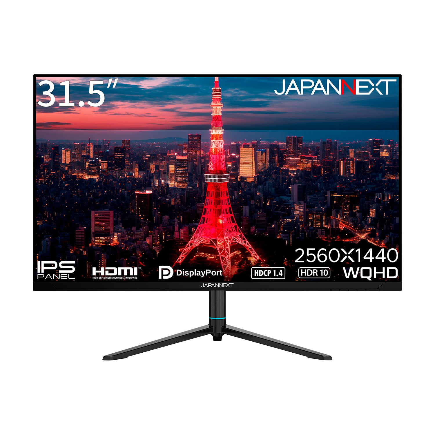 Amazon.co.jp限定】JAPANNEXT 31.5インチ IPSパネル搭載 WQHD