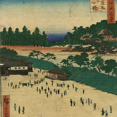 名所江戸百景一覧－銀座 秋華洞