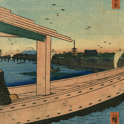 名所江戸百景一覧－銀座 秋華洞