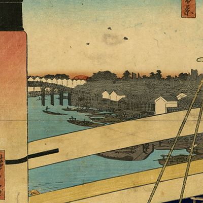 名所江戸百景一覧－銀座 秋華洞