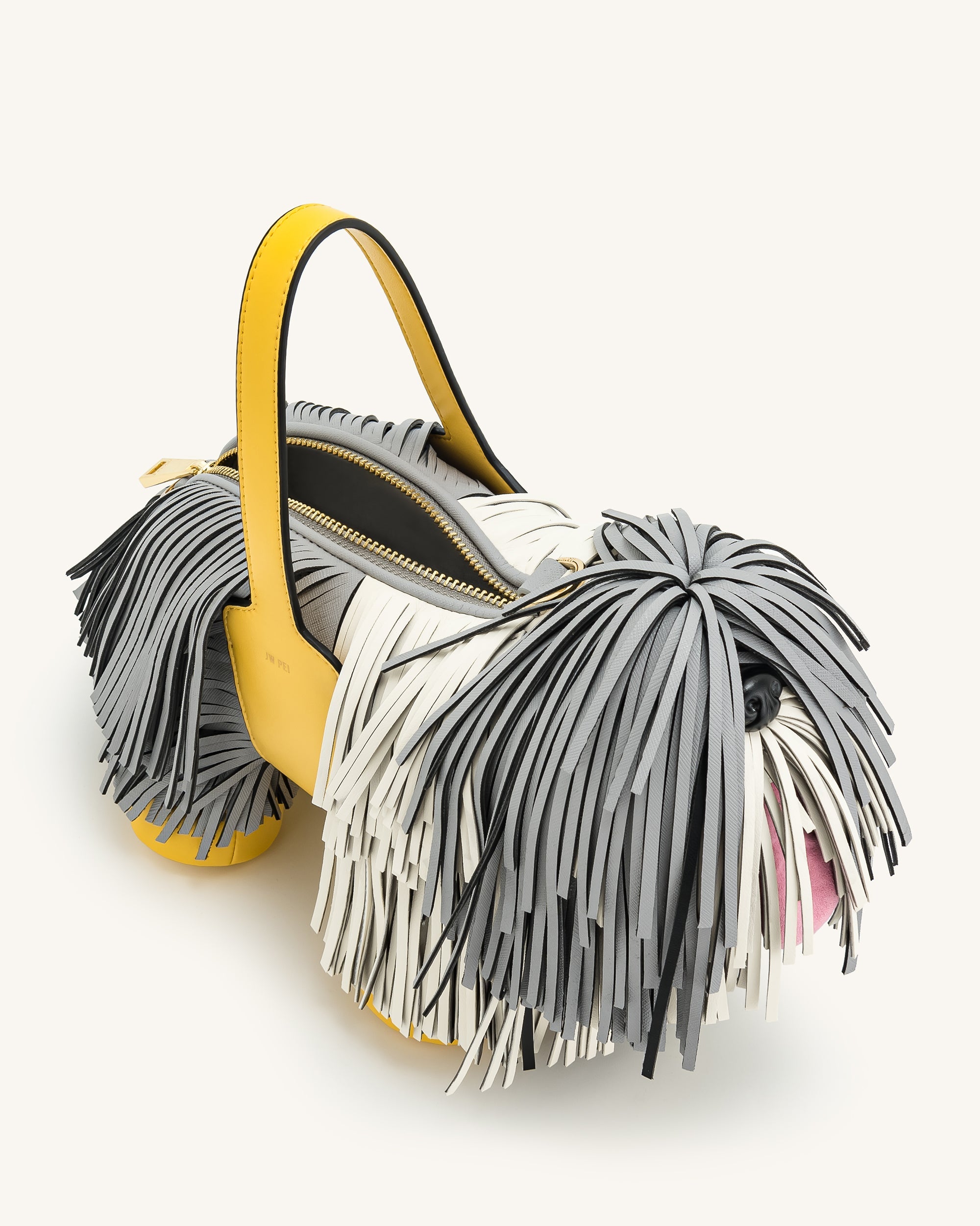 Nita パピーシェイプハンドバッグ - グレー - JW PEI Japan Official