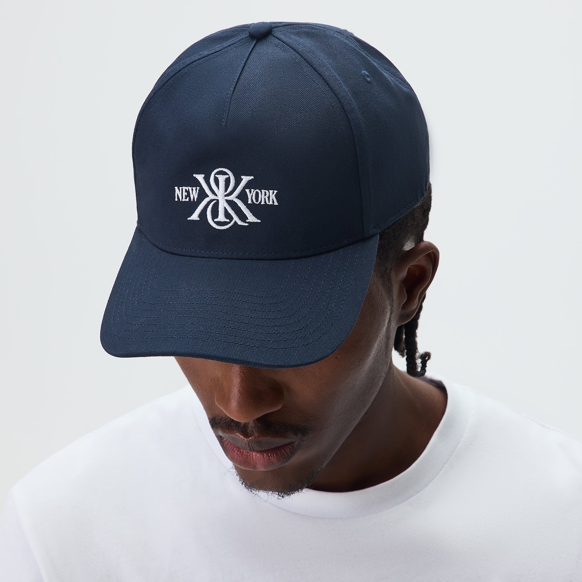 Kith K&K New York Twill Bay Low Pinch Crown Snapback - Nocturnal