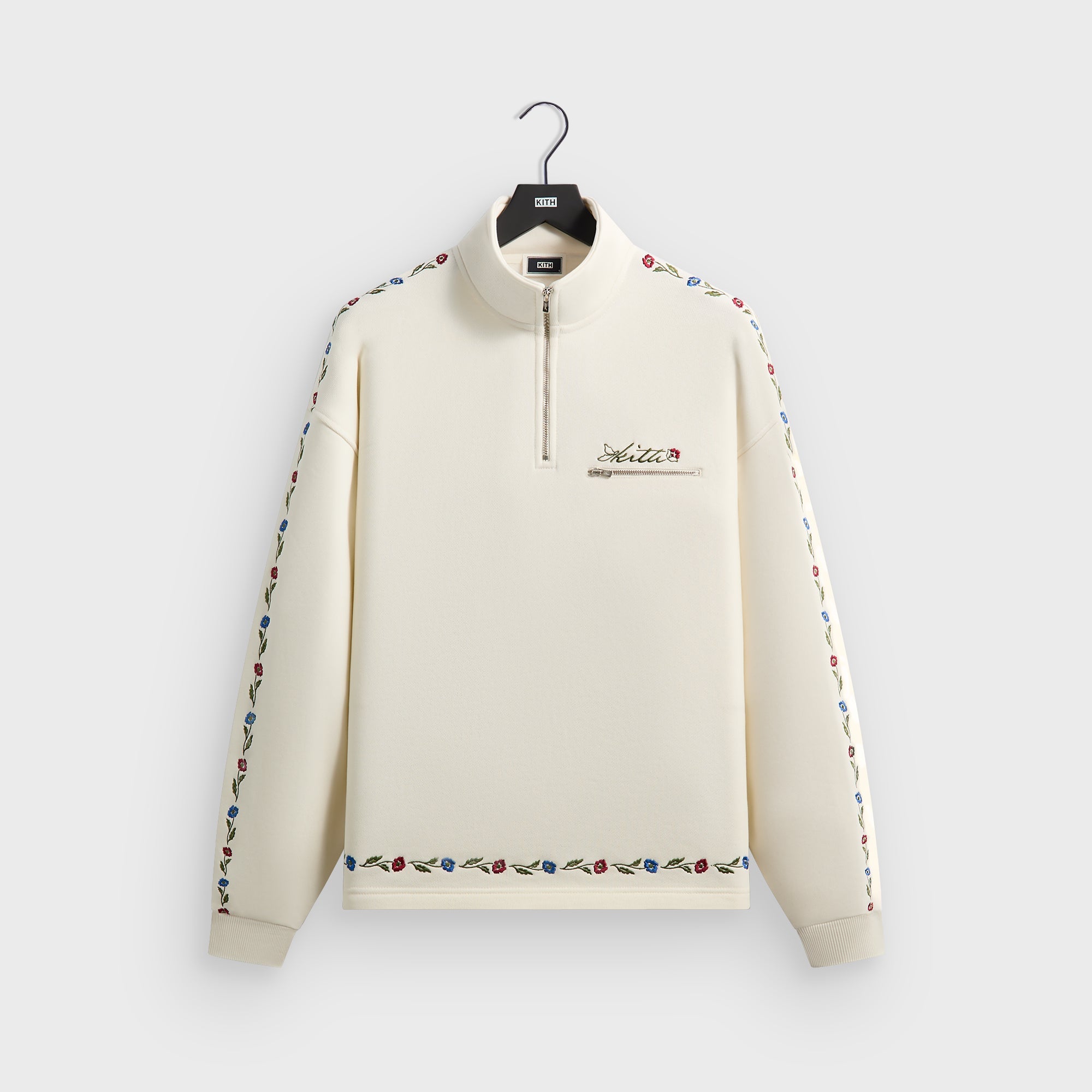 Kith Floral Queensbridge Quarter Zip - Silk – Kith Japan