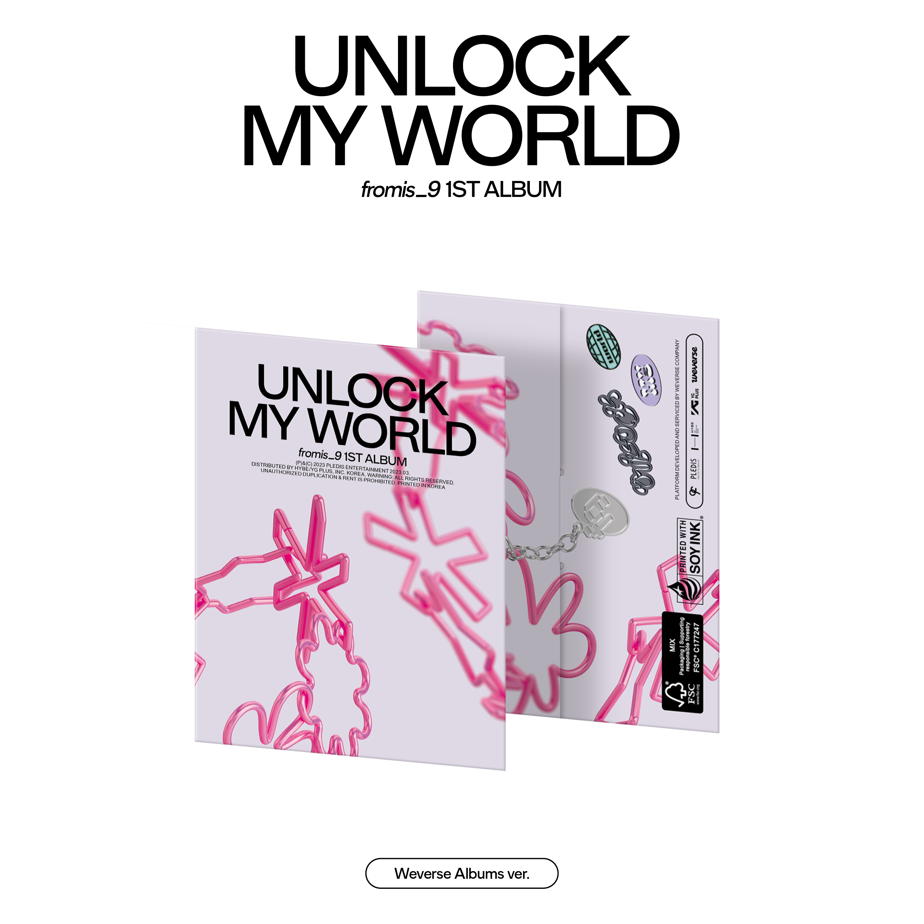 jp.ktown4u.com : fromis_9 - 1st Album [Unlock My World] (Weverse