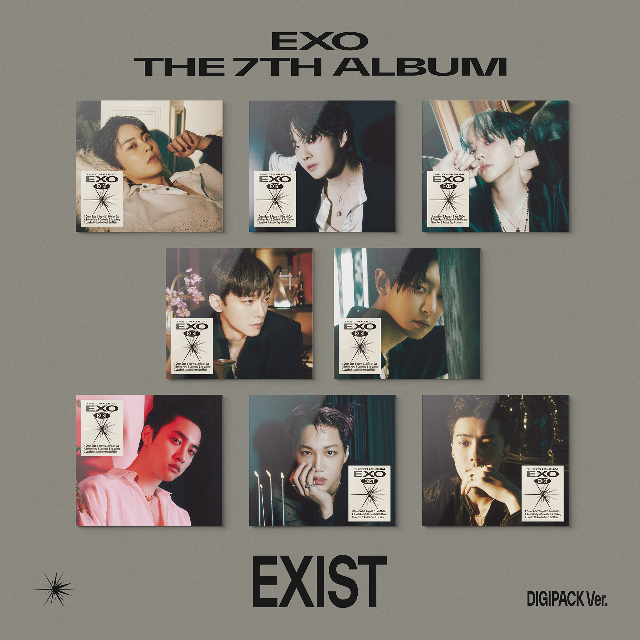 jp.ktown4u.com : [8CD セット] EXO - 正規アルバム7集 [EXIST