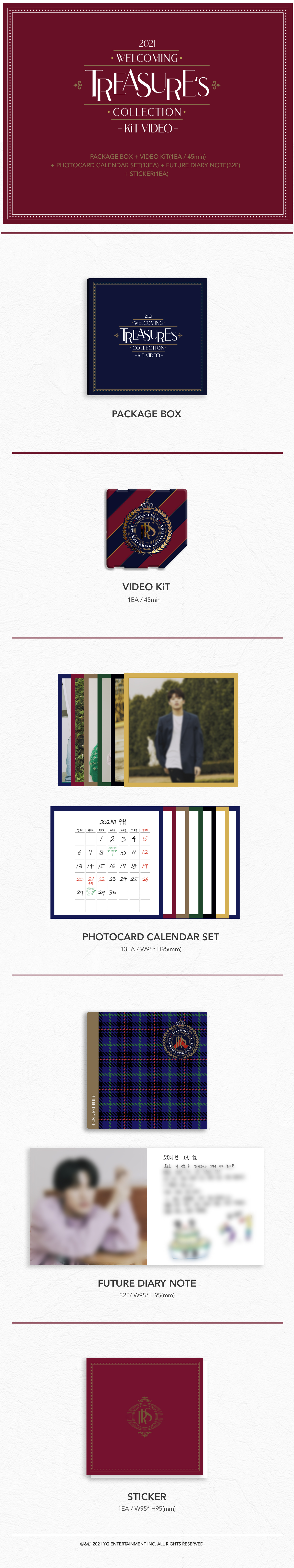 jp.ktown4u.com : TREASURE - TREASURES 2021 WELCOMING COLLECTION