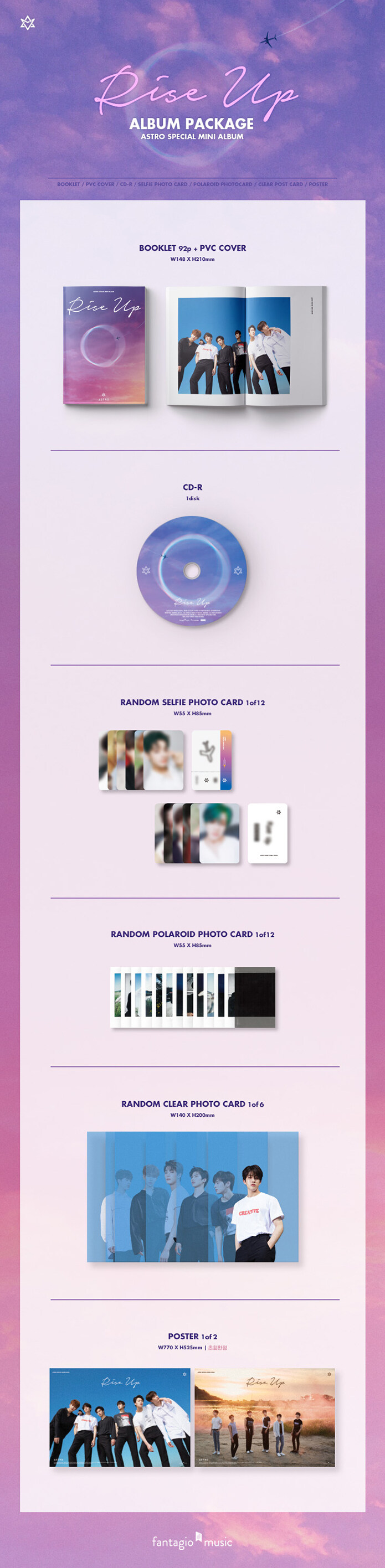 jp.ktown4u.com : アストロ (ASTRO) - スペシャル ミニアルバム [Rise Up]