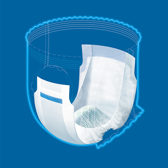 ライフリー ズレずに安心 紙パンツ用尿とりパッド 夜用 4回吸収