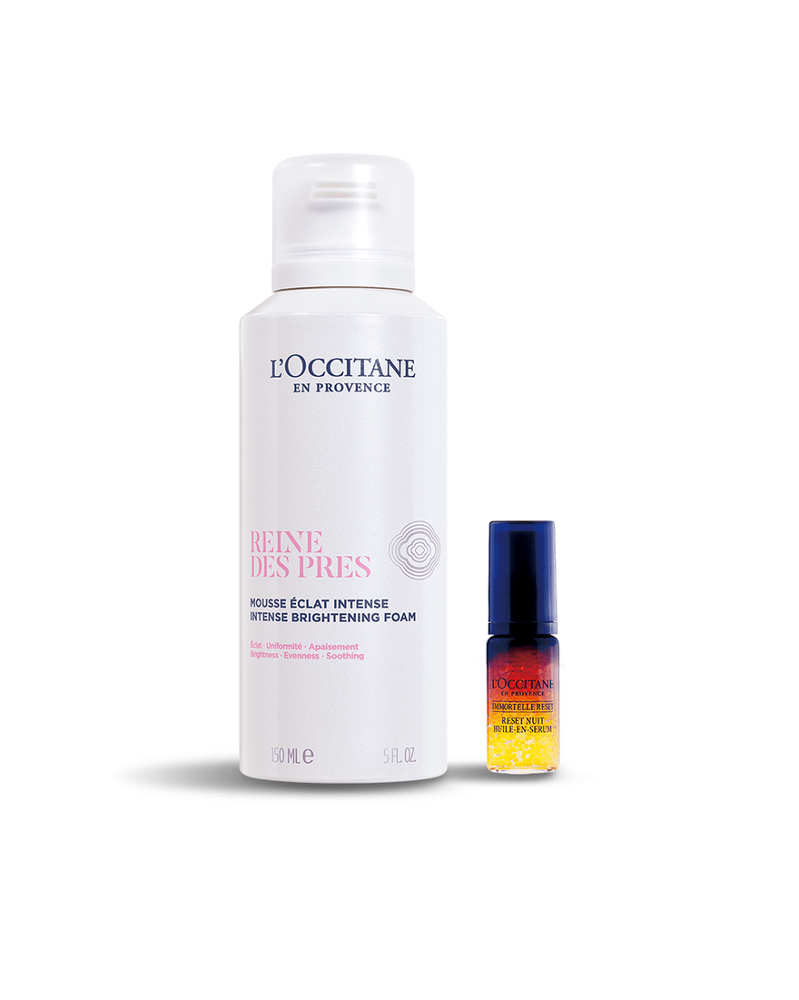 レーヌデプレ〉クレンジングフォーム＆リセットセラム｜スキンケア