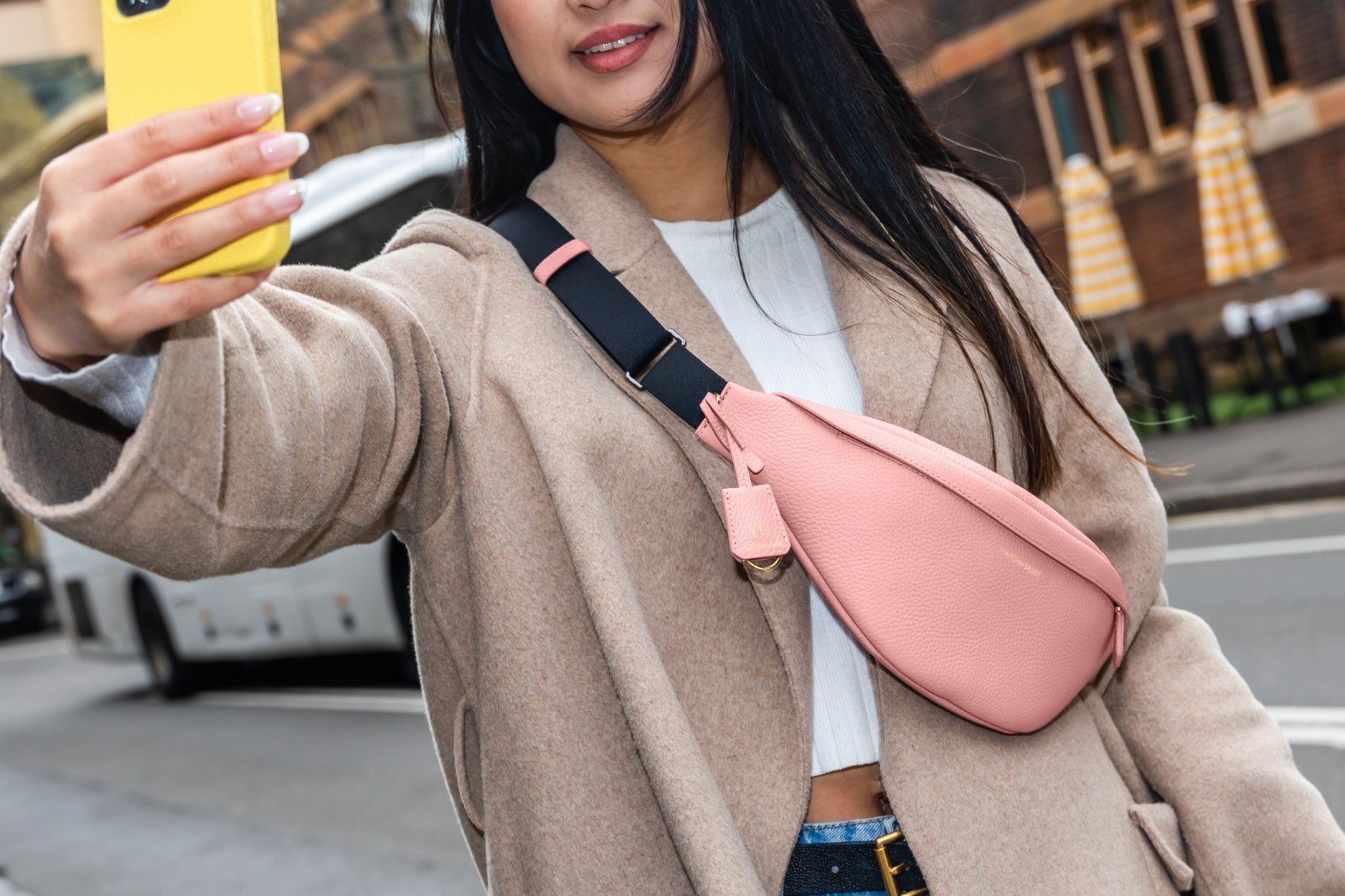 The Sling Bag - Black Caviar – MAISON de SABRÉ