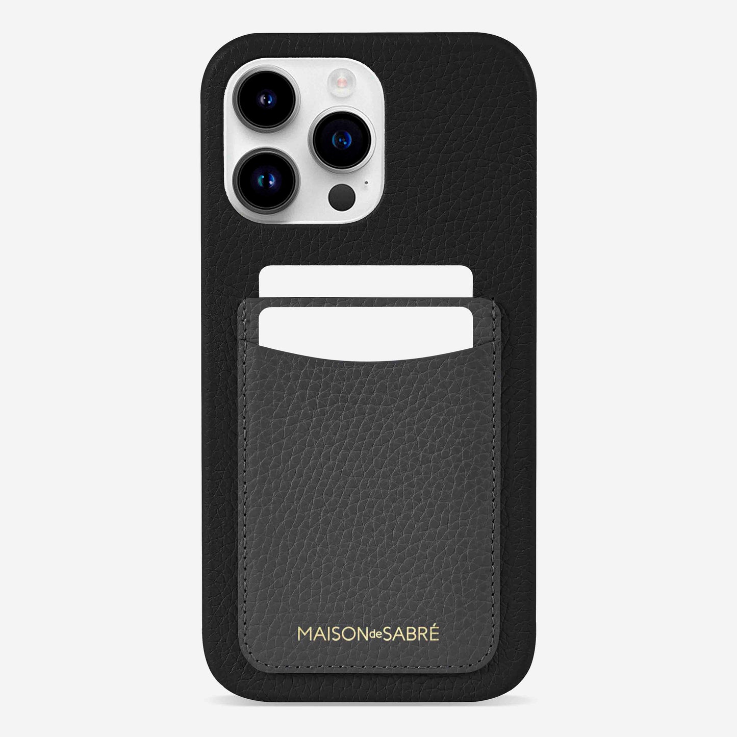 The Card Phone Case iPhone 15 Pro Max - Graphite Caviar – MAISON