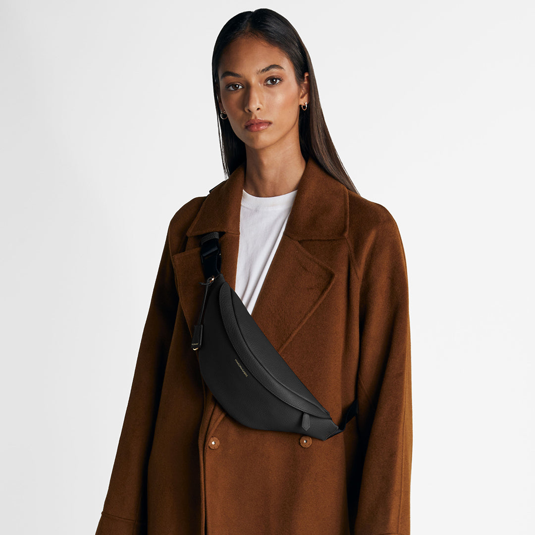 The Sling Bag - Black Caviar – MAISON de SABRÉ