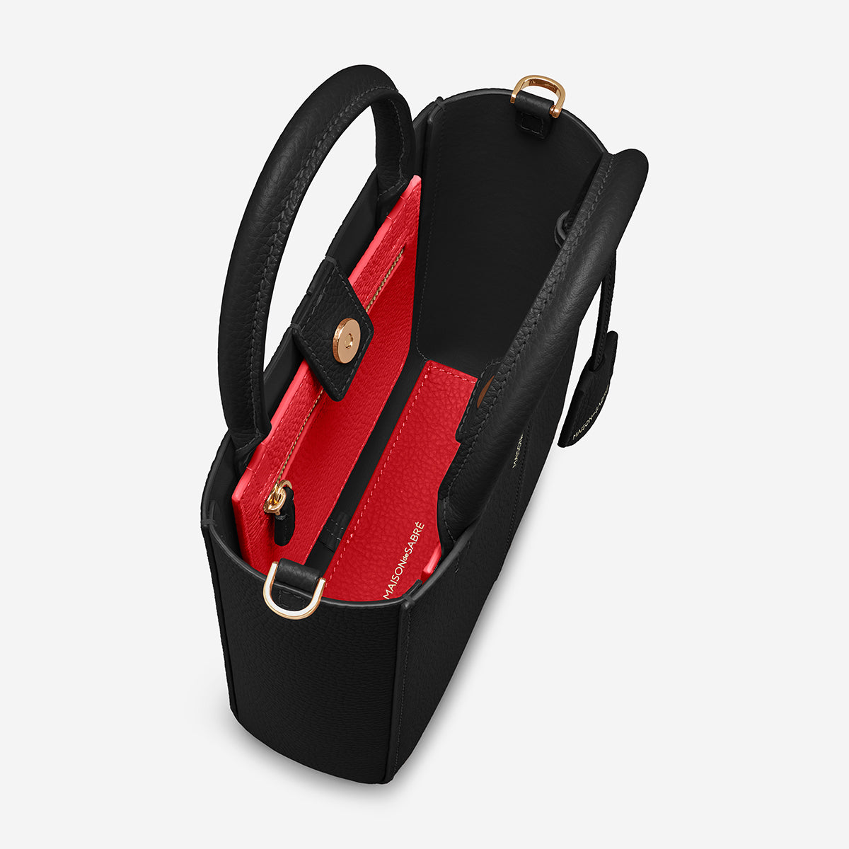 The Mini Soft Tote - Rouge Noir – MAISON de SABRÉ