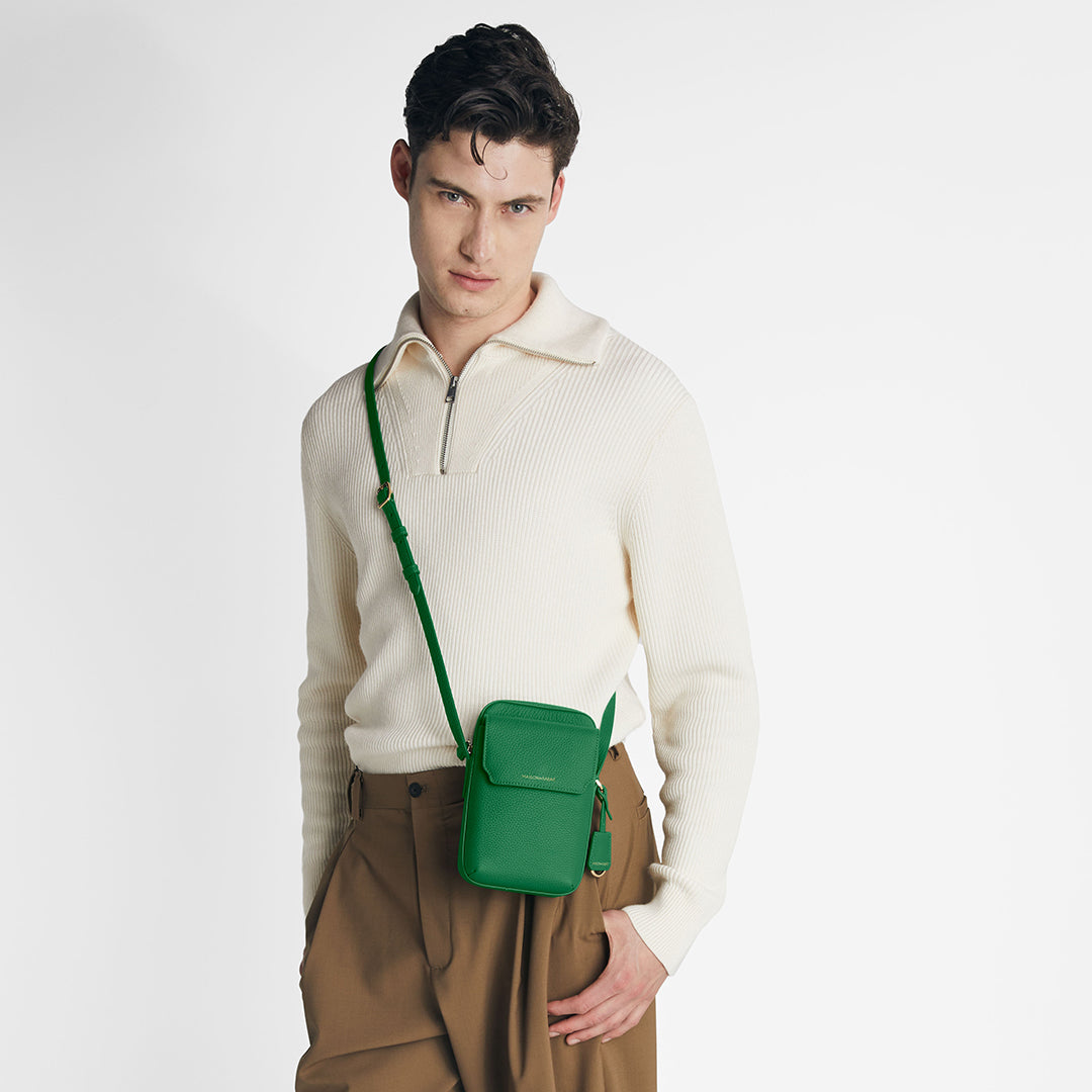 ジップスマホポーチ - Emerald Green – MAISON de SABRÉ