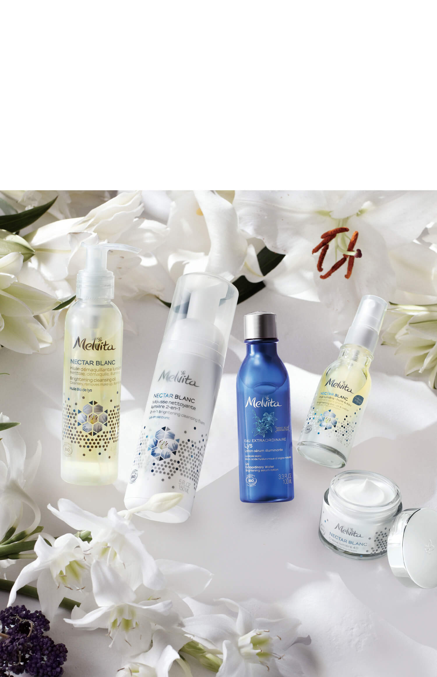 ネクターブラン ブライトケアシリーズ 圧倒的な透明感へ