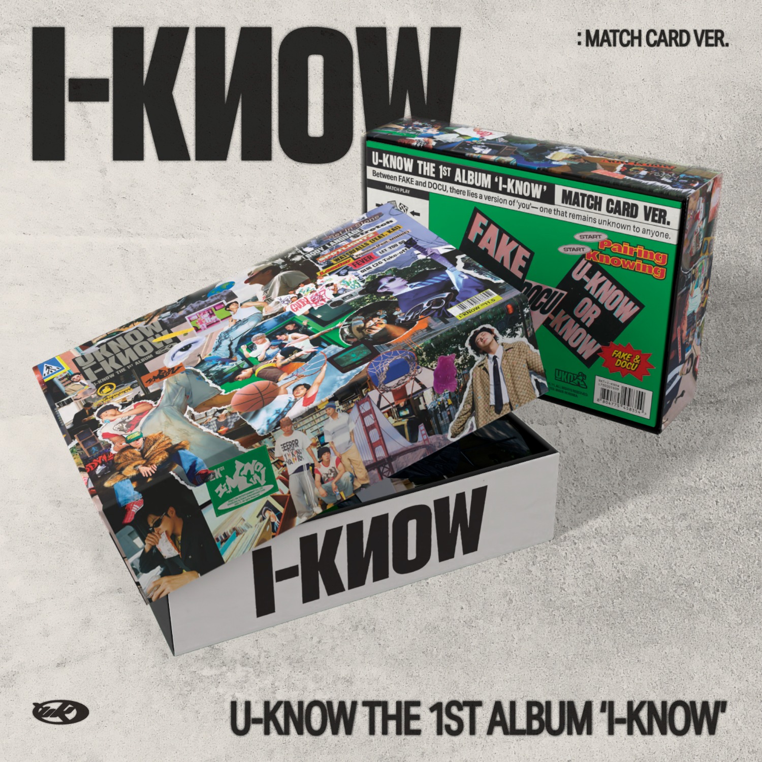予約販売]ユノ・ユンホ（U-KNOW）正規1集[I-KNOW]（Match Card Ver