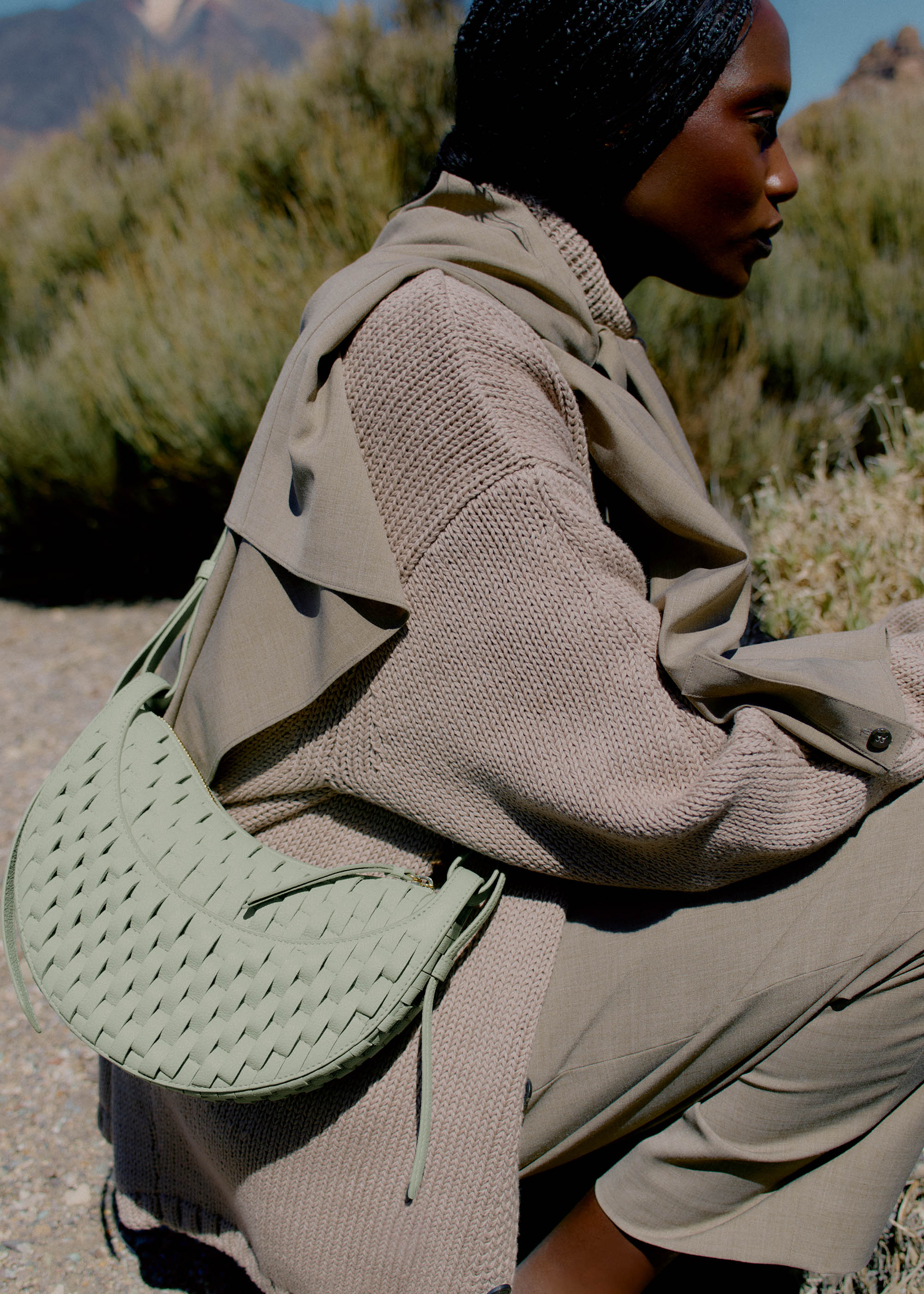 Polène | バッグ - Numéro Dix - Onda フレッシュアーモンド