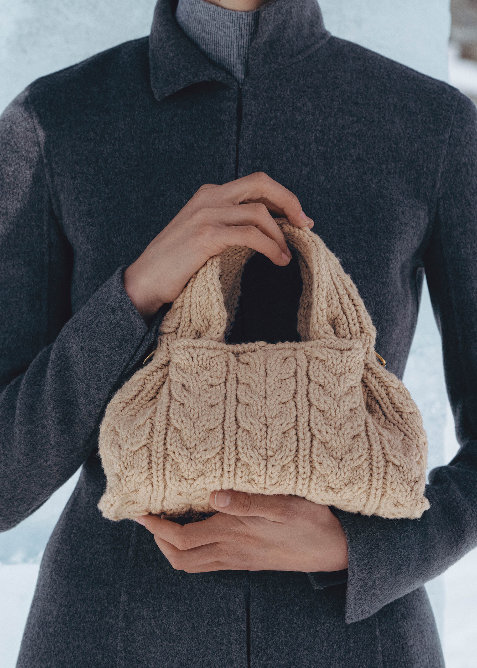 Polène | バッグ - Numéro Neuf Mini - エクリュ メリノ