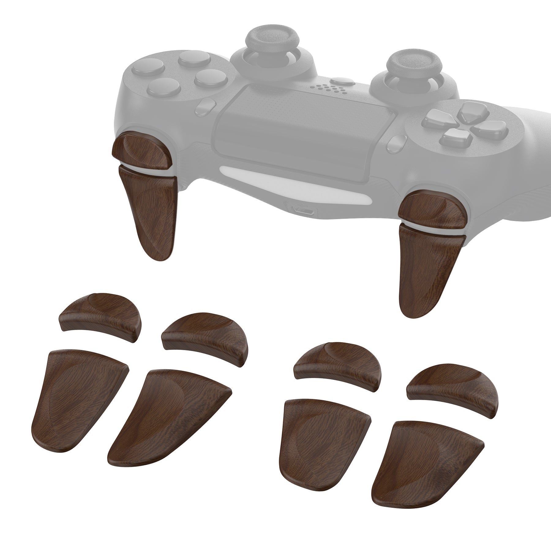 PlayVital ショルダーボタン延長トリガー 2ペア PS4 全モデル