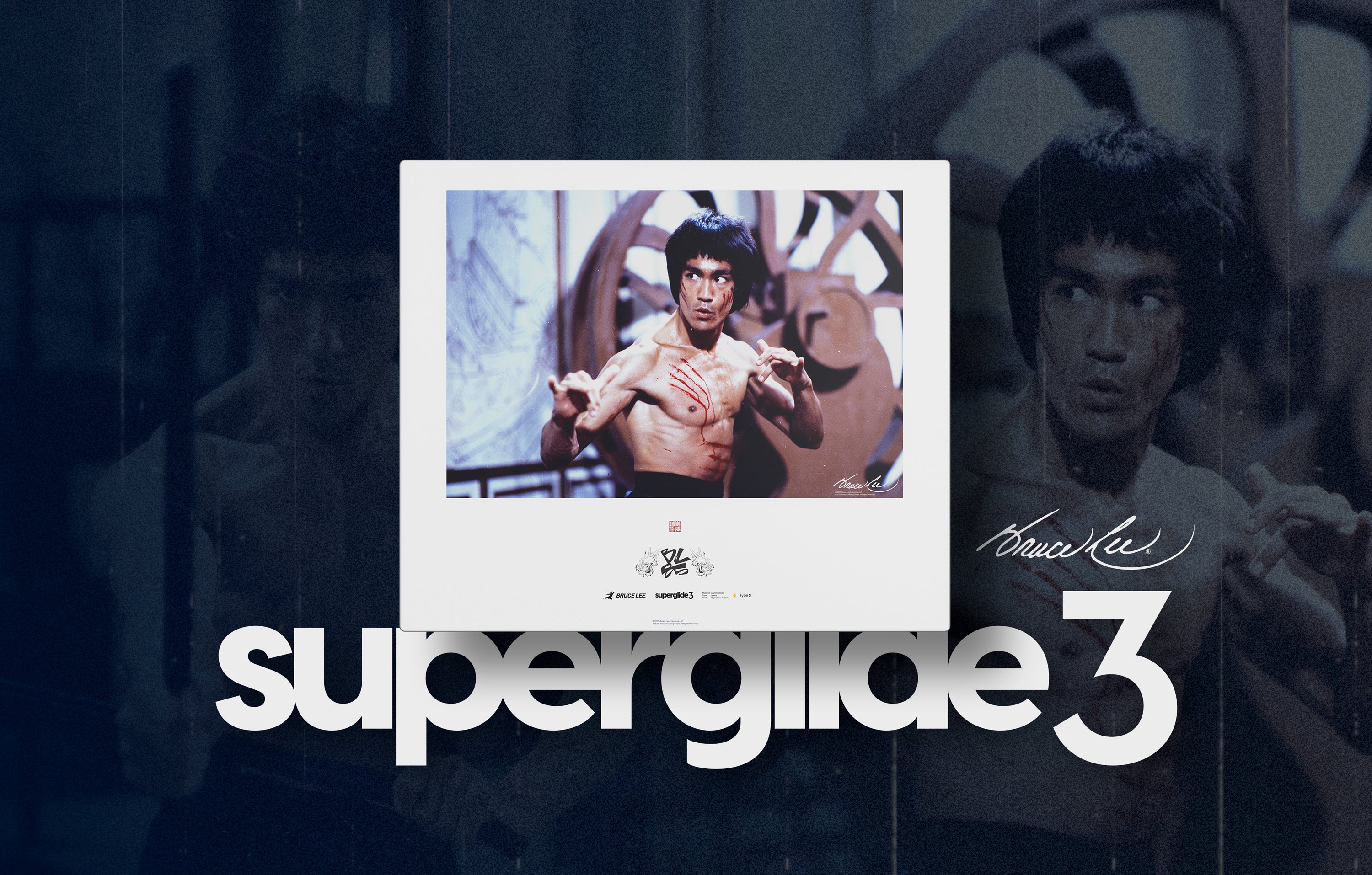マウス・トラックボール pulsar superglide3 BruceLee 85th Edition