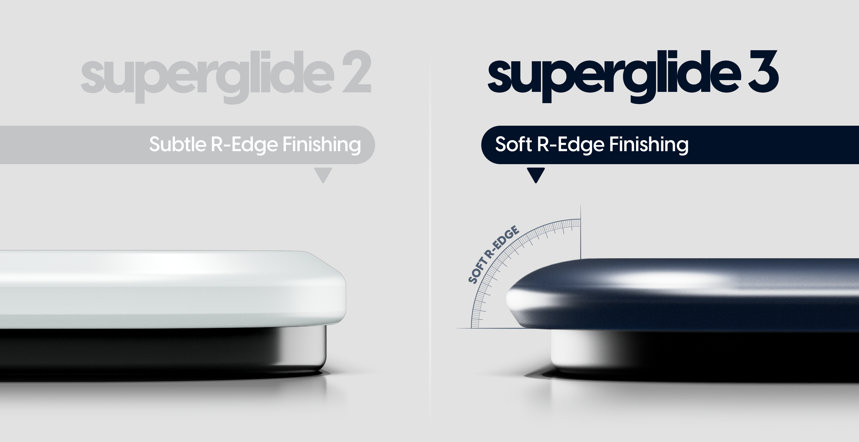 Bruce Lee 85th Edition] Superglide3 Glass Mousepad XL - NAVY