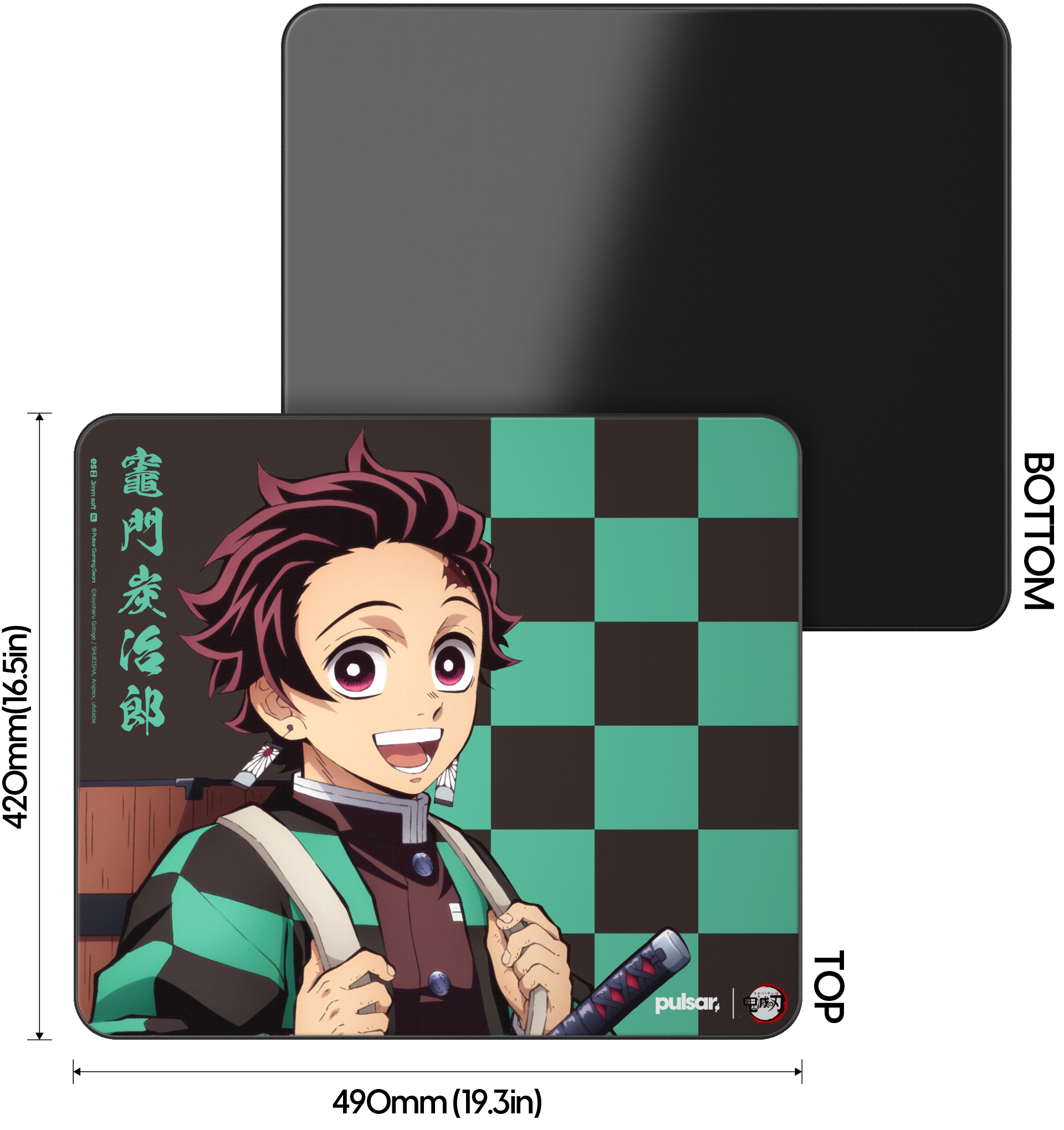 鬼滅の刃] 竈門炭治郎 ES2 eSports Mousepad 3mm XL (Medium Speed