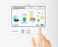 マルチエネルギーモニタ | 産業用太陽光発電システム：シャープ