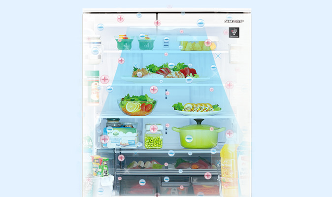 プラズマクラスター | SJ-MF43M | 冷蔵庫：シャープ