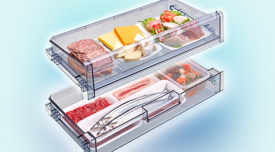 冷蔵室 | SJ-MF46P | 冷蔵庫：シャープ