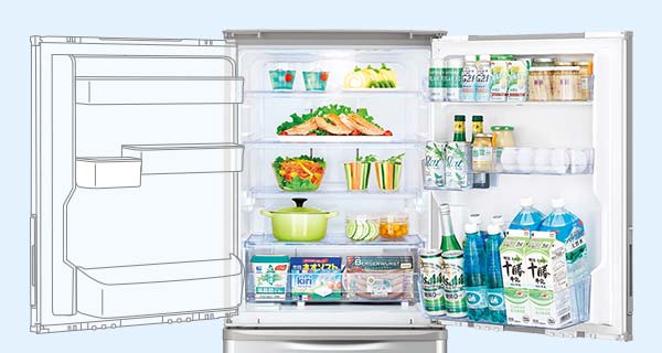 SJ-W356J | 冷蔵庫：シャープ