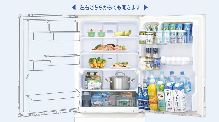 デザイン | SJ-XW41P | 冷蔵庫：シャープ