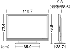 機種別サポート情報（LC-46ES50）｜液晶テレビ（AQUOS）｜サポート・お