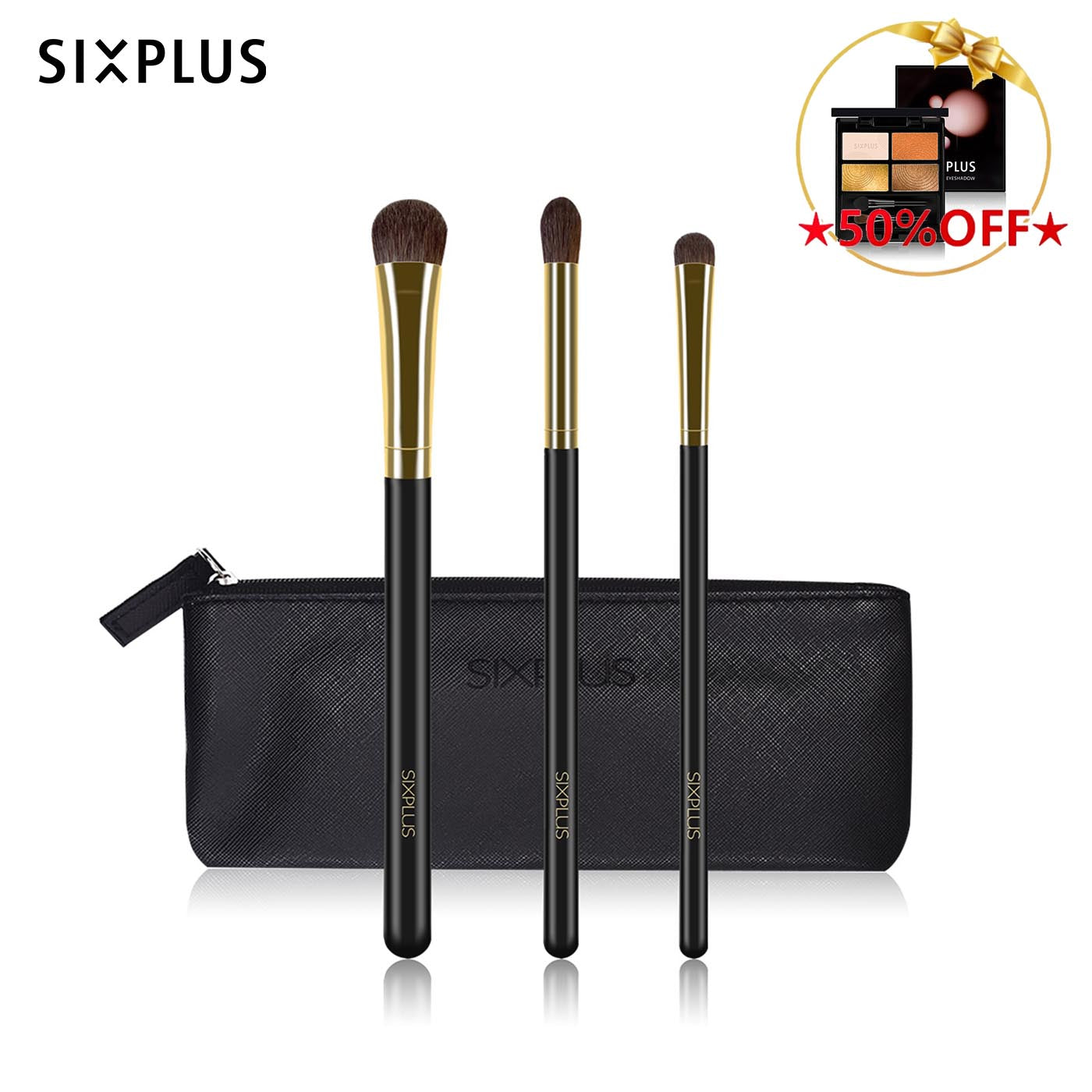 SIXPLUS ブラック3本アイメイクブラシセット- 今すぐ買う – SIXPLUS Tokyo