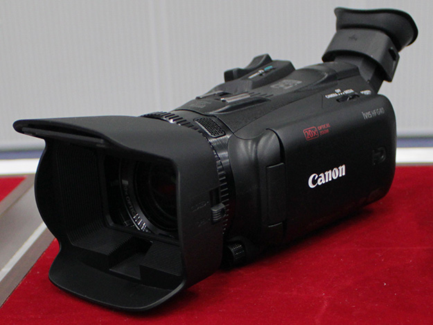 キヤノン、ハイアマチュア向けビデオカメラ「iVIS HF G40」を発売