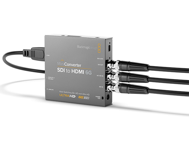 InterBEE2017]ブラックマジックデザイン、6G‑SDI対応のMini Converter