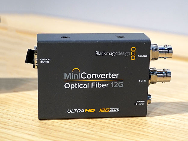 NAB2018]ブラックマジックデザイン、SDI接続を最長約16km延長可能な