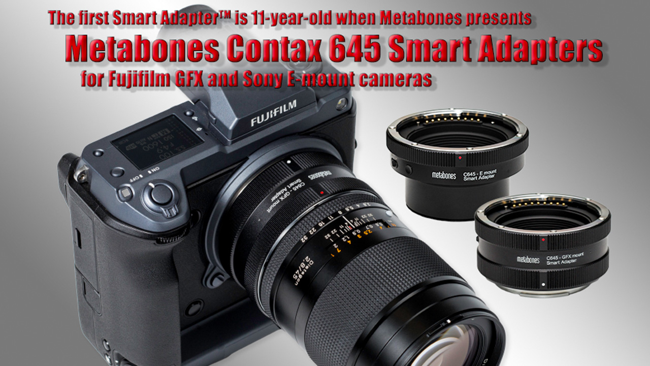 Metabones、「Contax 645 Smart Adapter」発売。ソニーEおよび富士