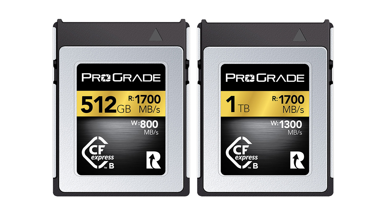プログレードデジタル、「CFexpress Type B GOLD 512GB/1TB」発売。8K