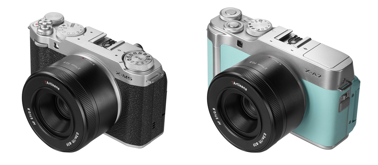 七工匠 7Artisans、「27mm F2.8 AF 富士フイルムXマウント」発売。APS