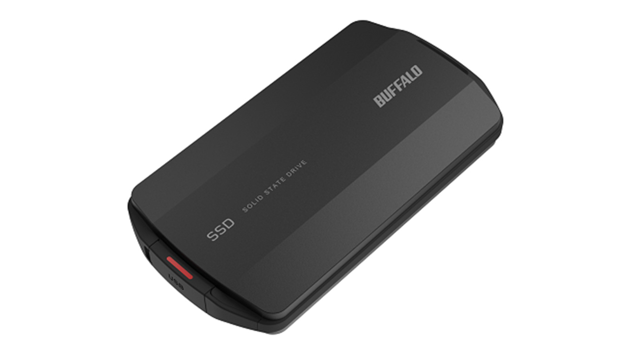 バッファロー、防塵・防滴・耐衝撃ポータブルSSD「Professional