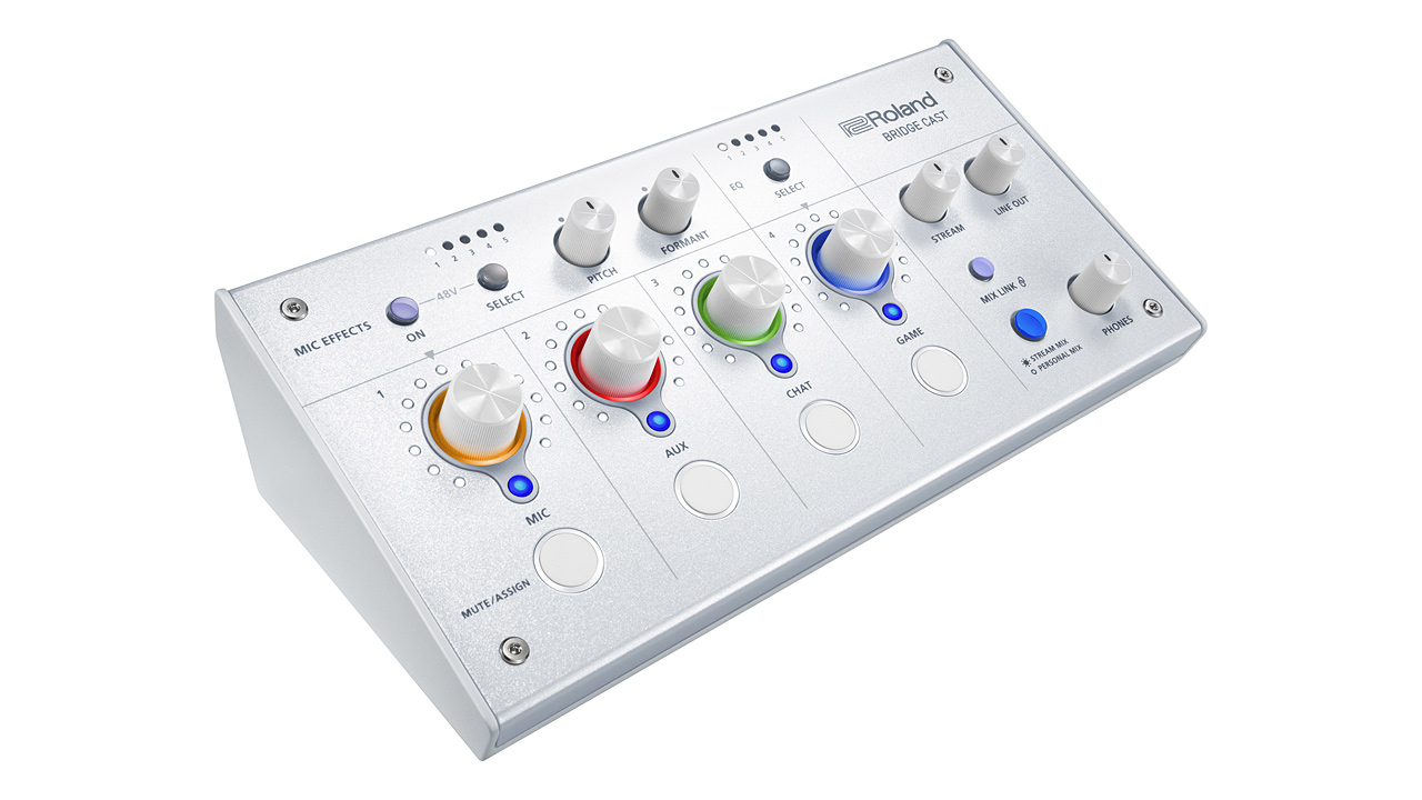 ローランド、ゲーミング・オーディオミキサー「BRIDGE CAST」の新色