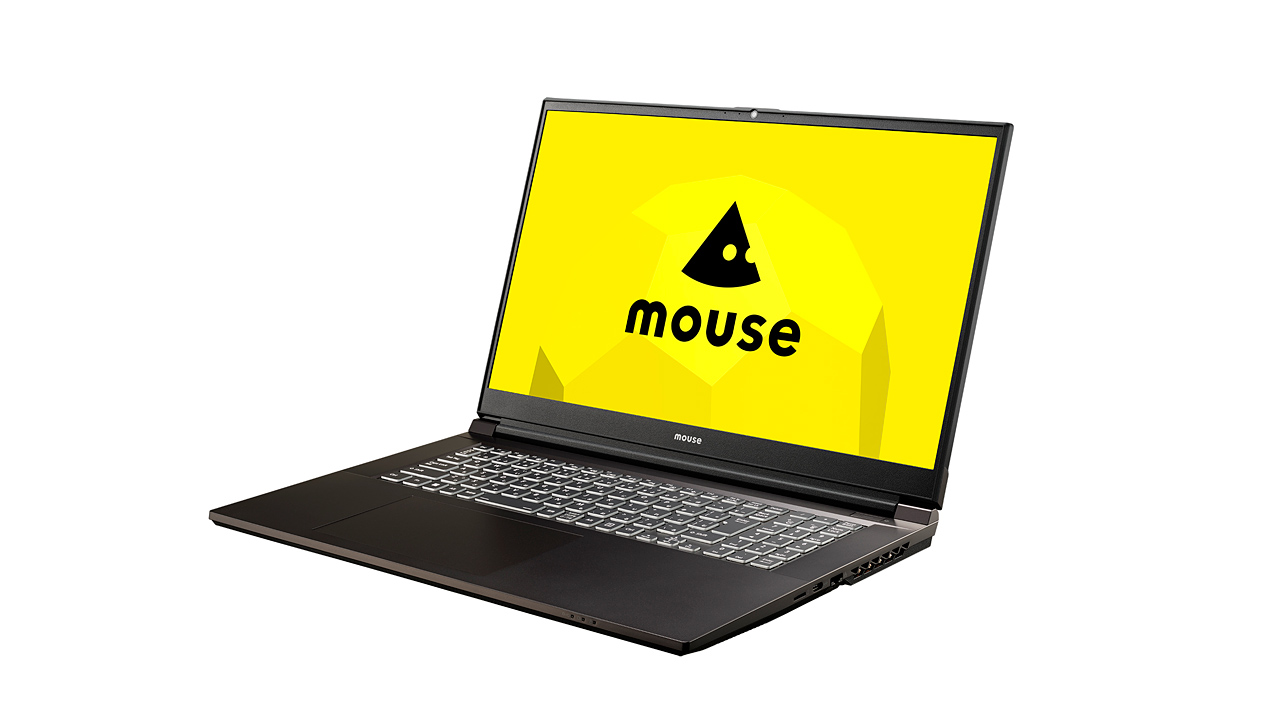 マウスコンピューター、mouseブランドから17.3型大画面ノートパソコン