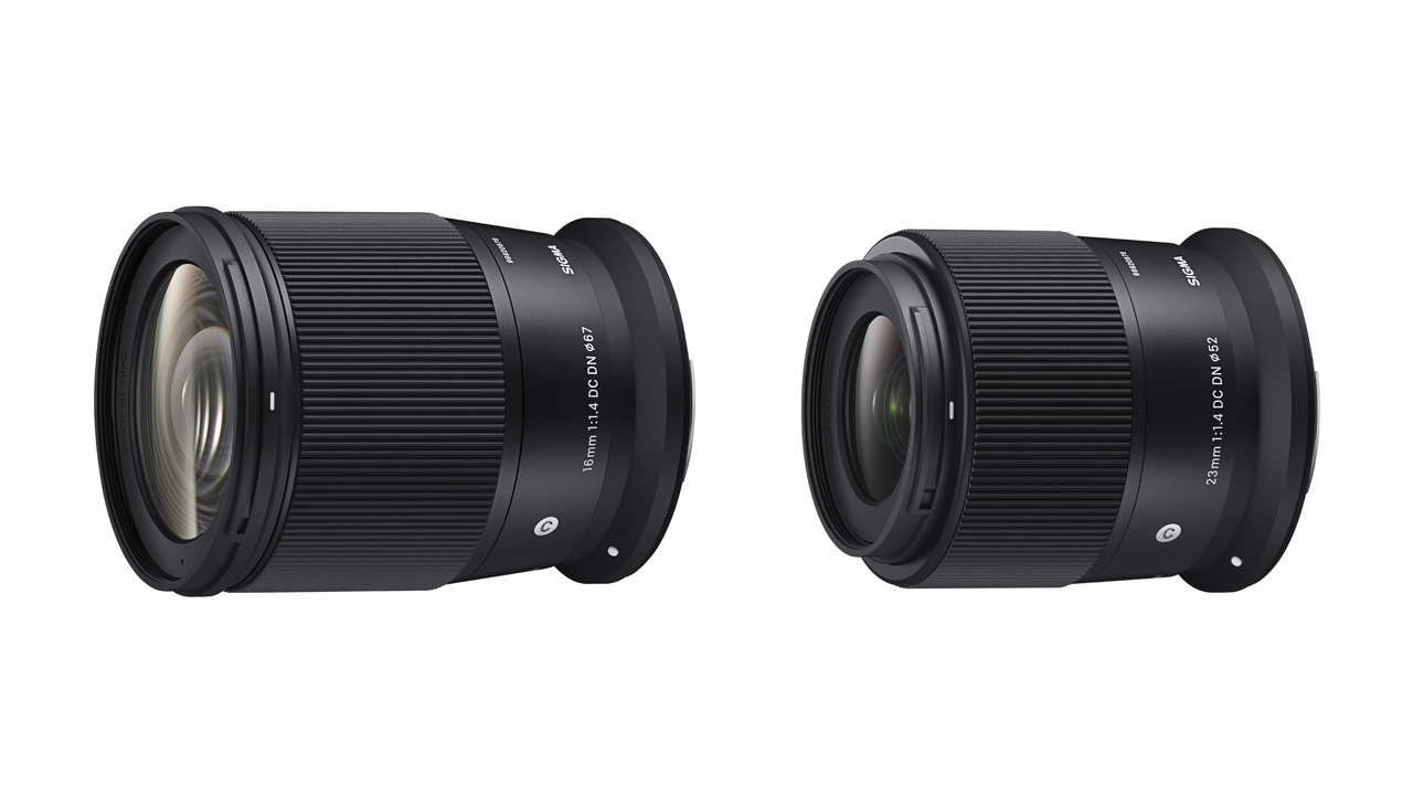 シグマ、キヤノンRFマウント用「16mm F1.4 DC DN」「23mm F1.4 DC DN