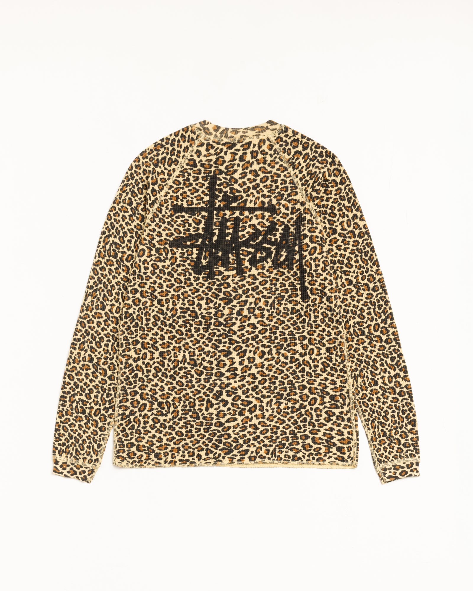 Raglan Thermal LS Crew – Leopard | Tops & Shirts | Stüssy Japan