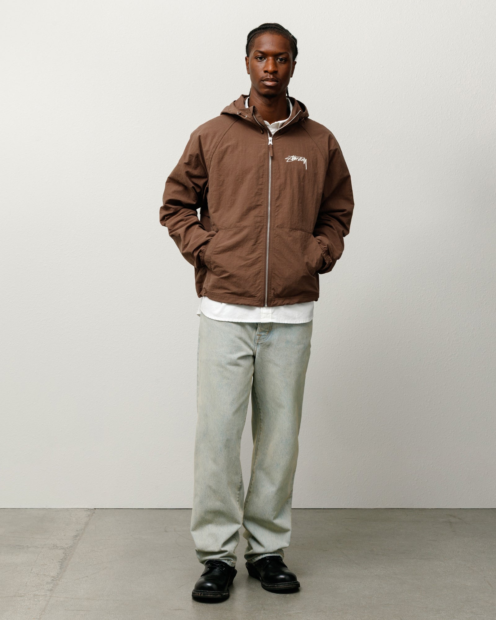 Nylon Beach Shell – Coffee | Outerwear | Stüssy Japan