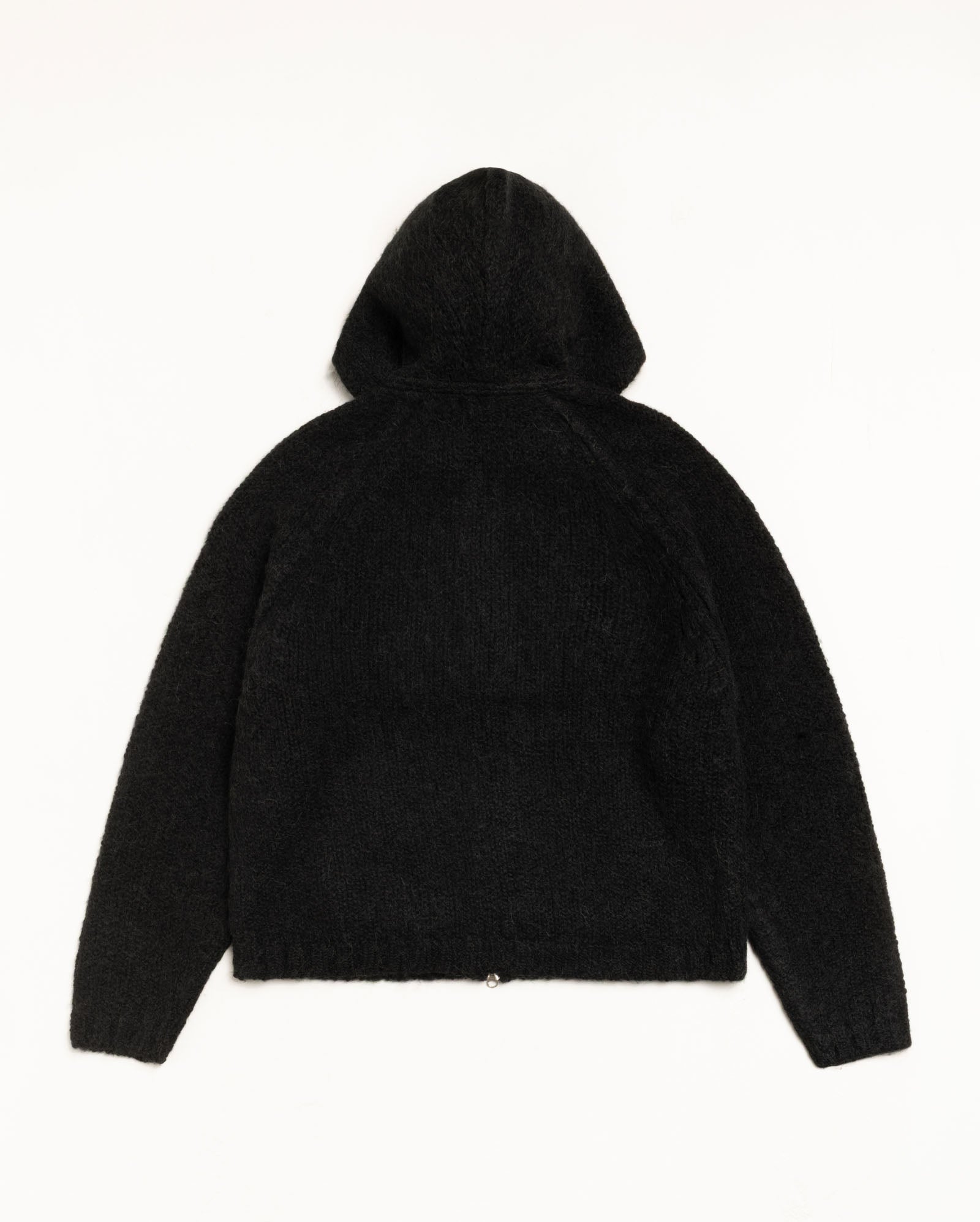 Chunky Knit Zip Hoodie – Black | Knits | Stüssy Japan